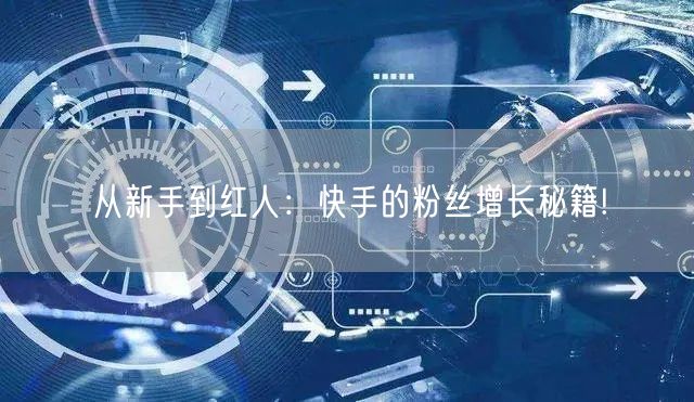 从新手到红人：快手的粉丝增长秘籍!