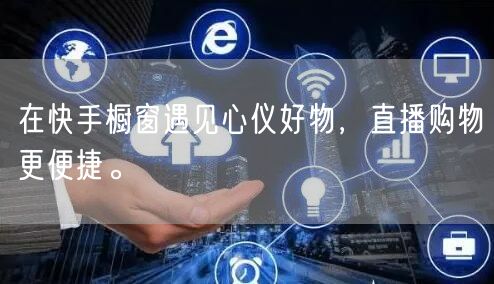 在快手橱窗遇见心仪好物，直播购物更便捷。