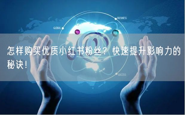 怎样购买优质小红书粉丝？快速提升影响力的秘诀！