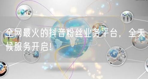 全网最火的抖音粉丝业务平台，全天候服务开启！