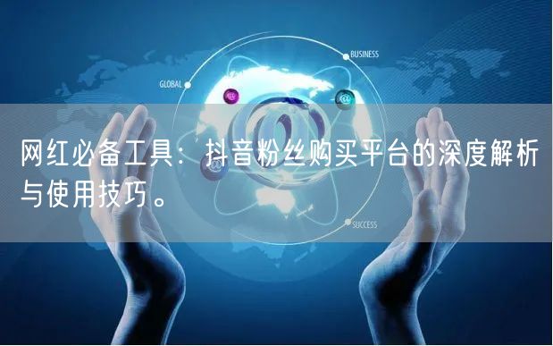 网红必备工具：抖音粉丝购买平台的深度解析与使用技巧。